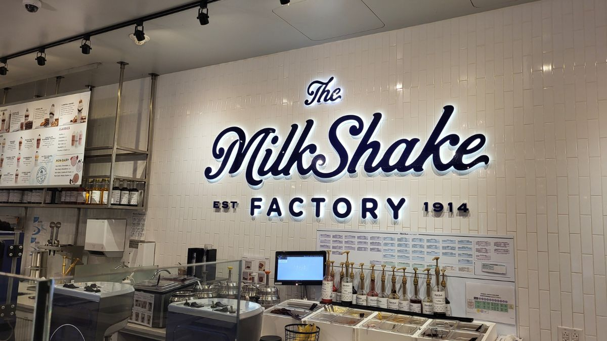 The Milkshake Factory in Pittsburgh, Pennsylvania – dessert stop during Summer 2025 road trip.